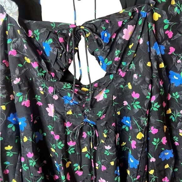 NWT For Love & Lemons Lexy Long Sleeve Mini Dress size Small - Picture 6 of 9